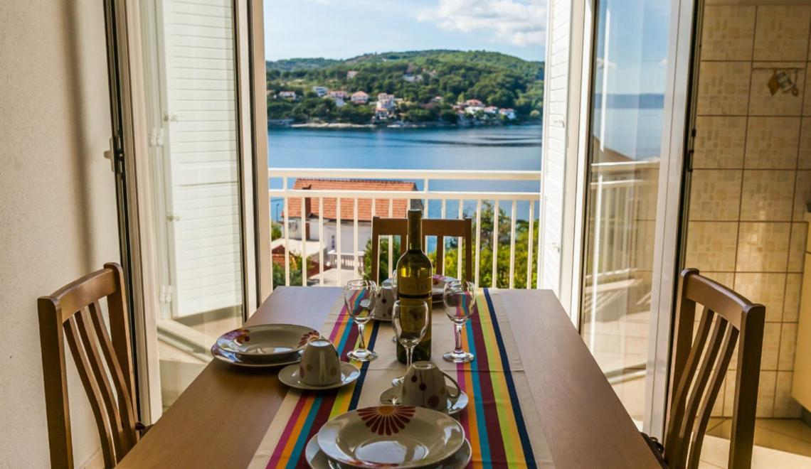 Sea View Apartman Sumartin Kültér fotó