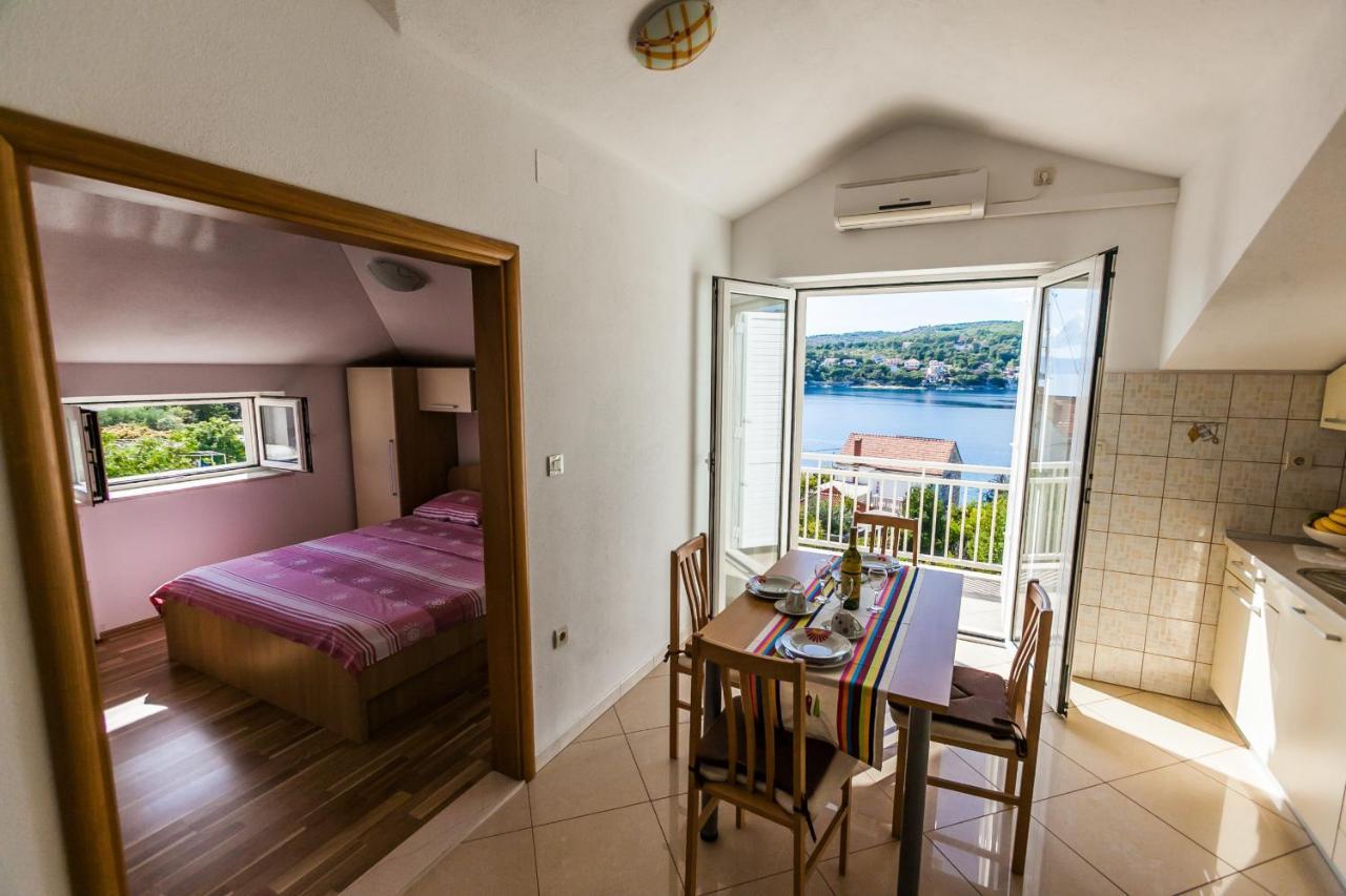 Sea View Apartman Sumartin Kültér fotó