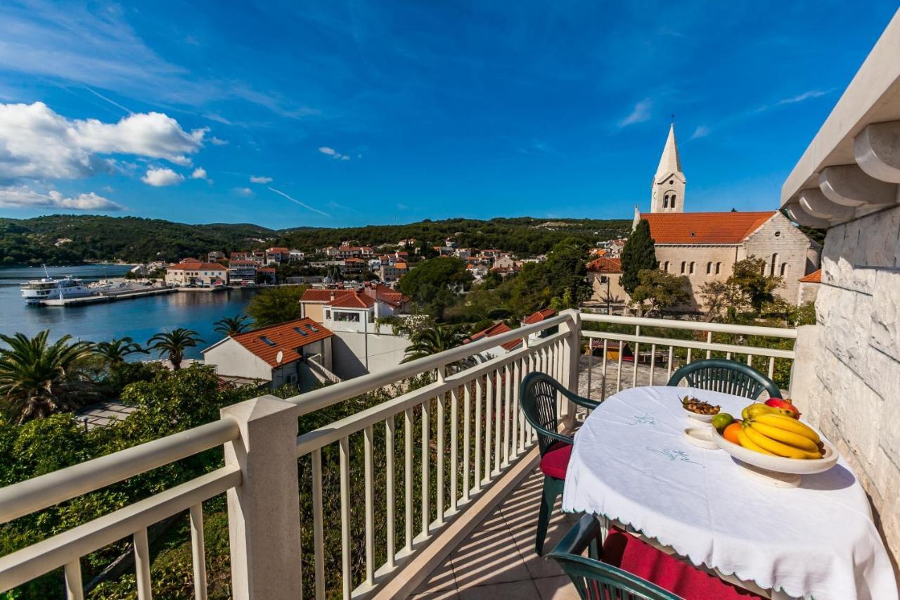 Sea View Apartman Sumartin Kültér fotó